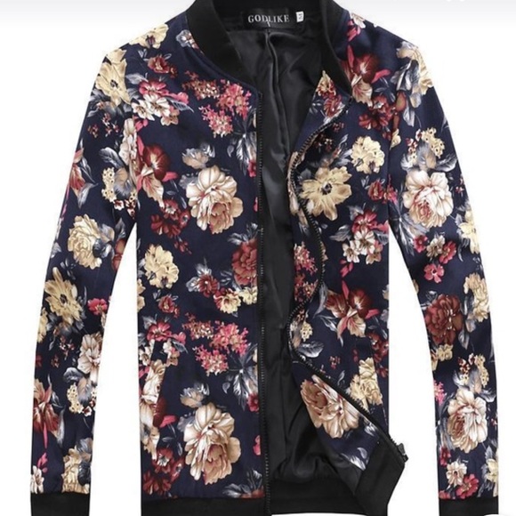 2015 brand Men's Slim jacquard jacket coat autumn - Picture 2 of 5